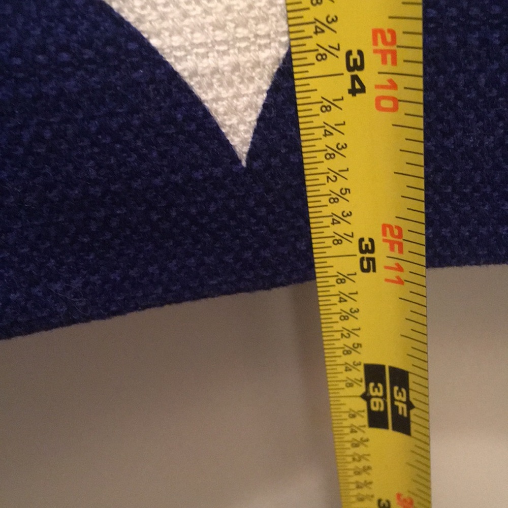 Crown & Ivy Dress Blue and White Size 6 - Picture 7 of 9